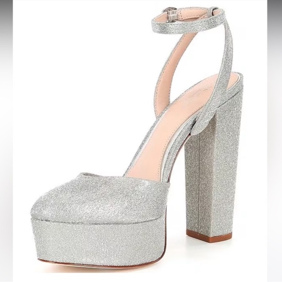 ⭐️🆕⭐️ Antonio Melani X Born on Fifth “Liv” Metallic Glitter Platform Pumps - Picture 2 of 11